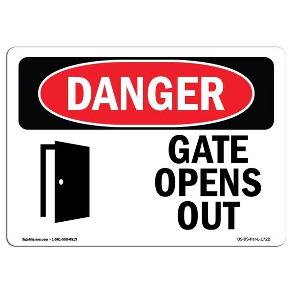 Safety Sign, OSHA Danger, 7